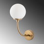 Opviq Sferis - 15030 Lámpara de Pared Dorada